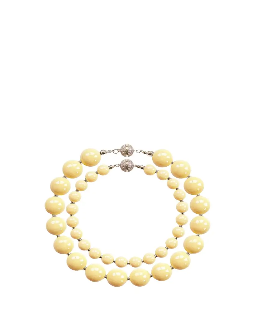 Saule Label Siena Necklaces in Buttercup, Set of 2