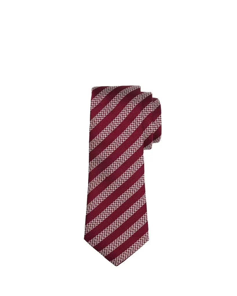 Giorgio Armani Men's Woven Stripe Silk Tie