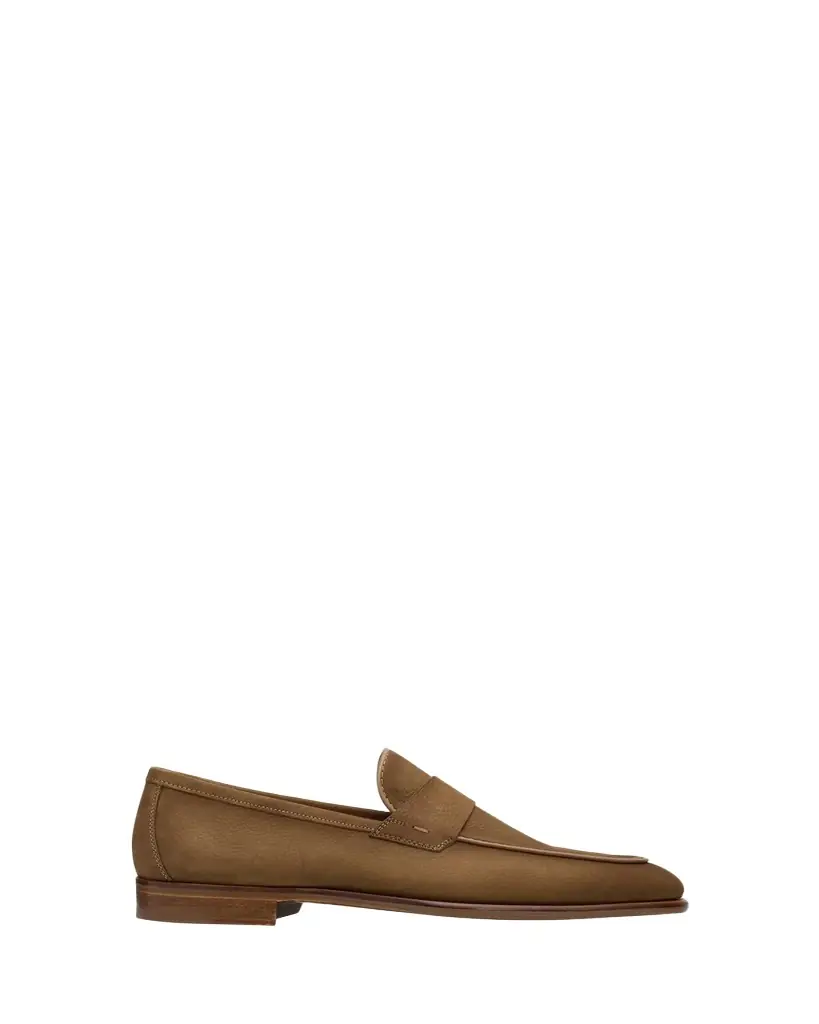 Magnanni Men's Duerro Grained Leather Penny Loafers