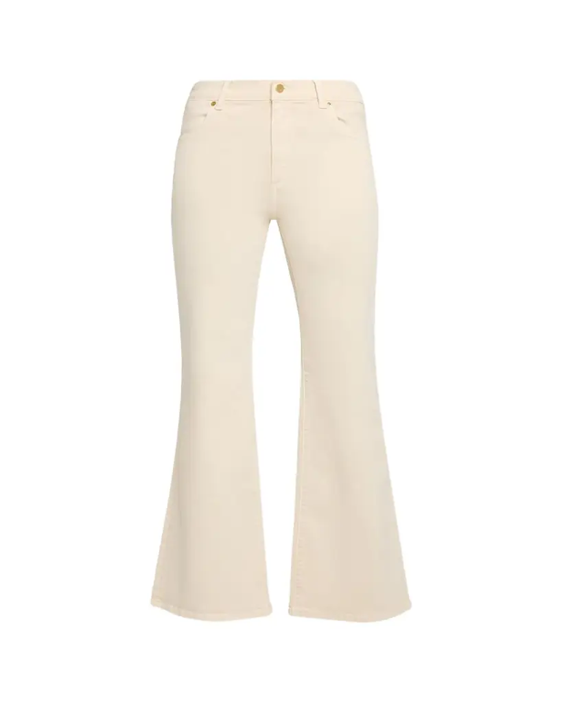 Kobi Halperin Rosie Flare-Leg Stretch Cotton Pants