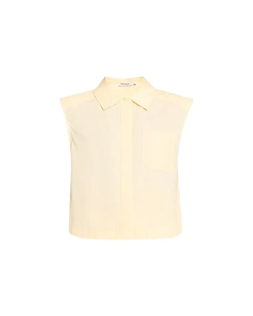 SIMKHAI Winslow Stripe Cotton Crop Top