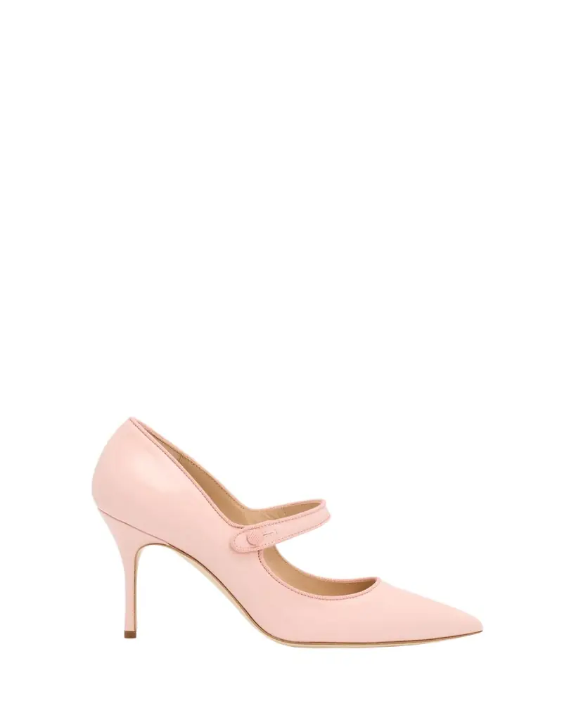 Manolo Blahnik Camparinew 90mm Patent Leather Stiletto Pumps