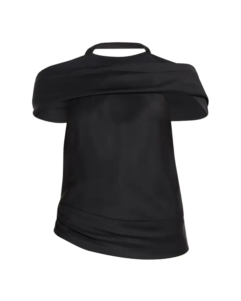 SIMKHAI Samira Satin Cape Top