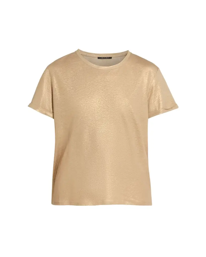 Kobi Halperin Meegan Crewneck Shimmer Knit Tee - Women's Clothing