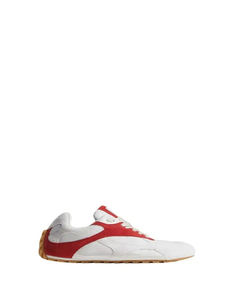 Bottega Veneta Orbit Flash Suede Low-Top Sneakers
