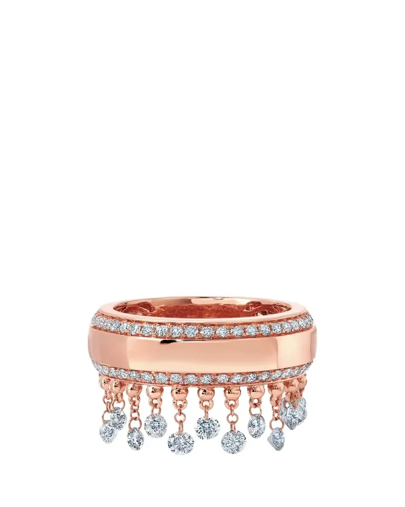 Graziela Gems 18K Floating Diamond Cigar Band
