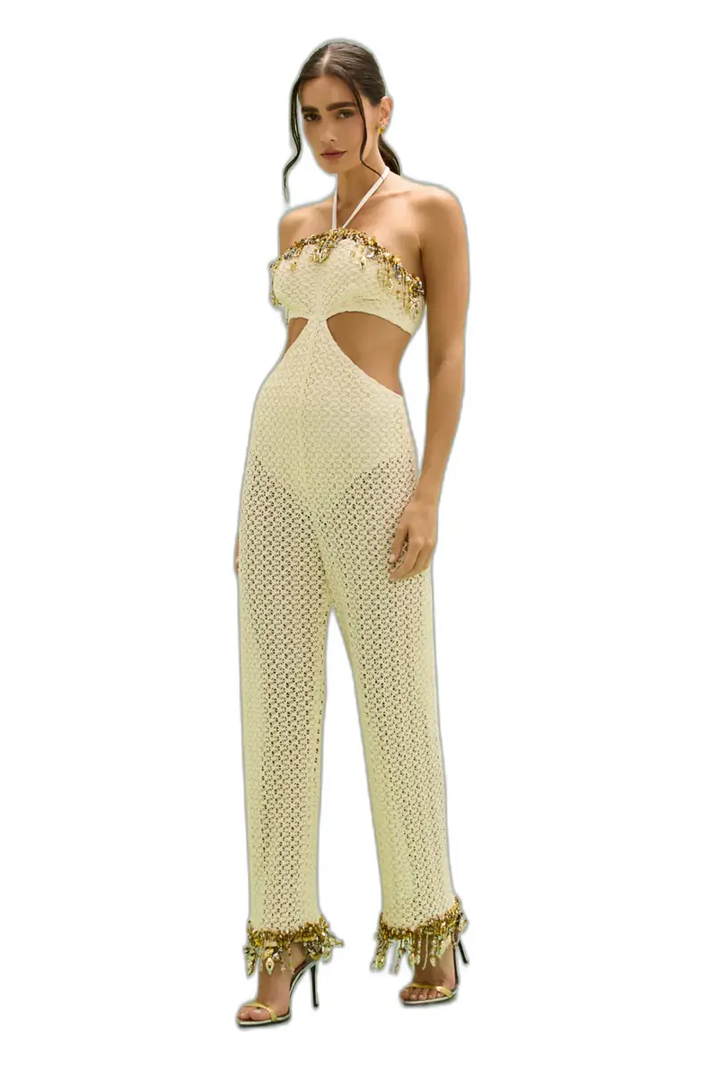 PatBo FRIDA MESH JUMPSUIT