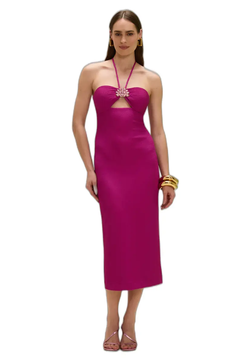 PatBo HILDA KNIT MIDI DRESS