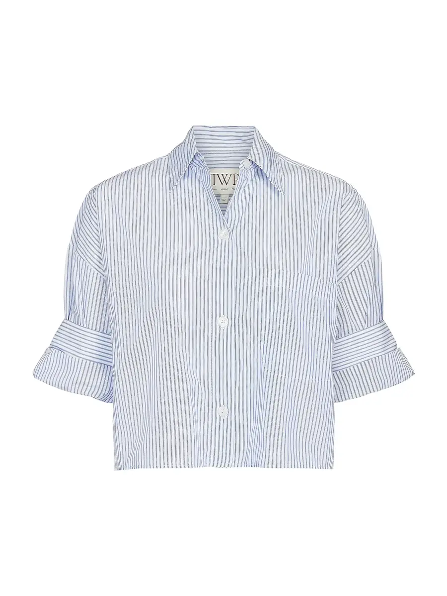 TWP SHIRT/NEXT EX COTTON STRIPE