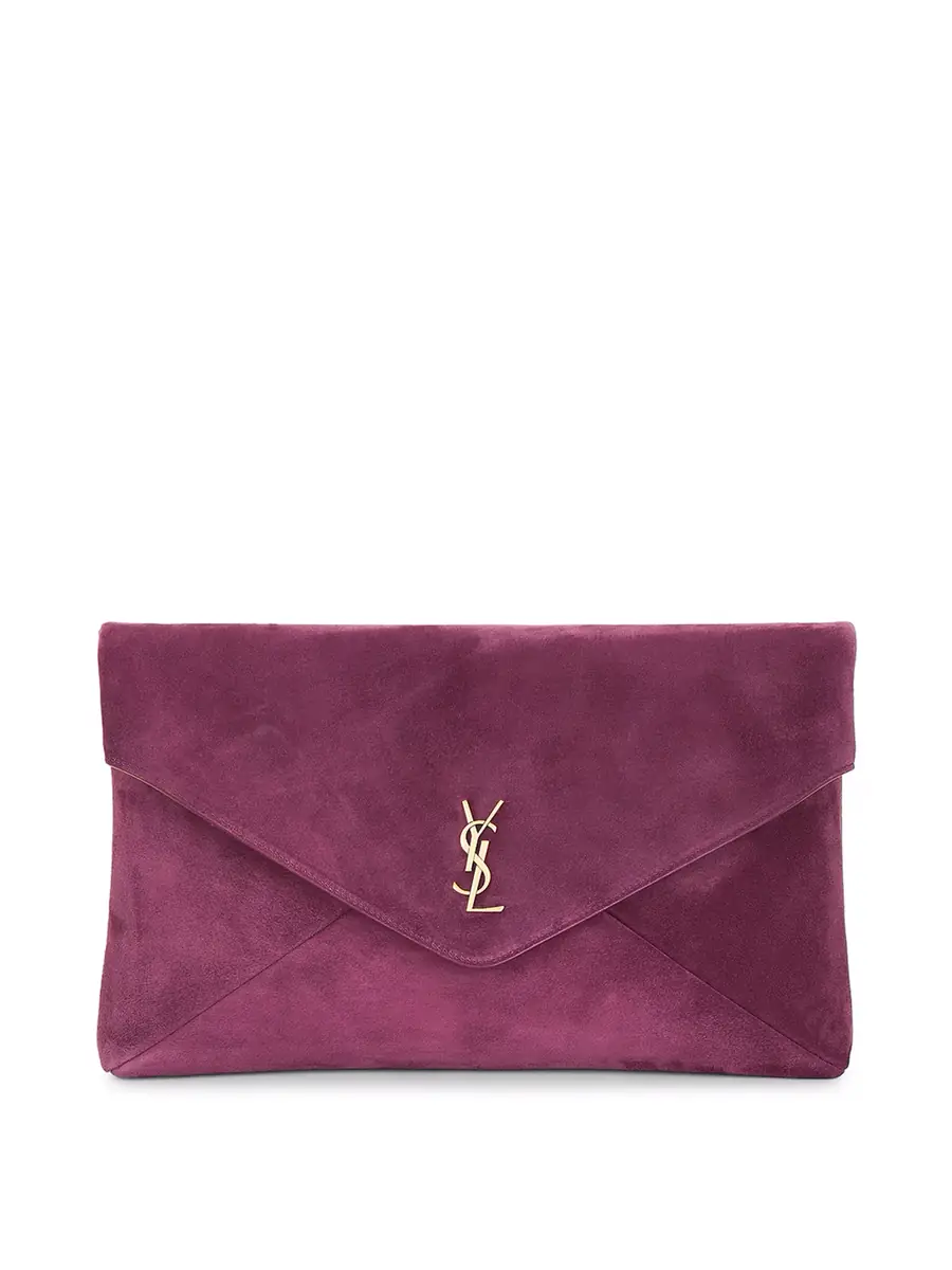 Saint Laurent Suede XXL Envelope Pouch