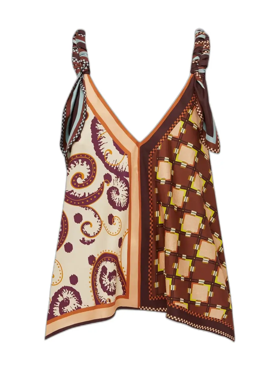 ALEMAIS Wilson Silk Top