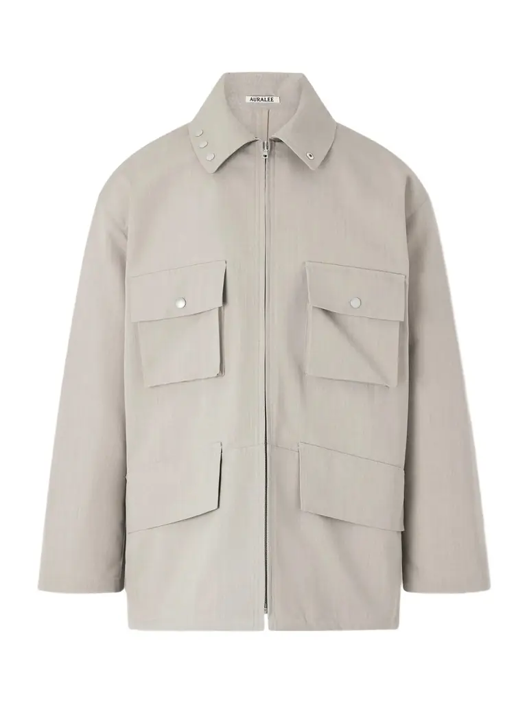 Auralee Wool-Canvas Blouson Jacket - Men
