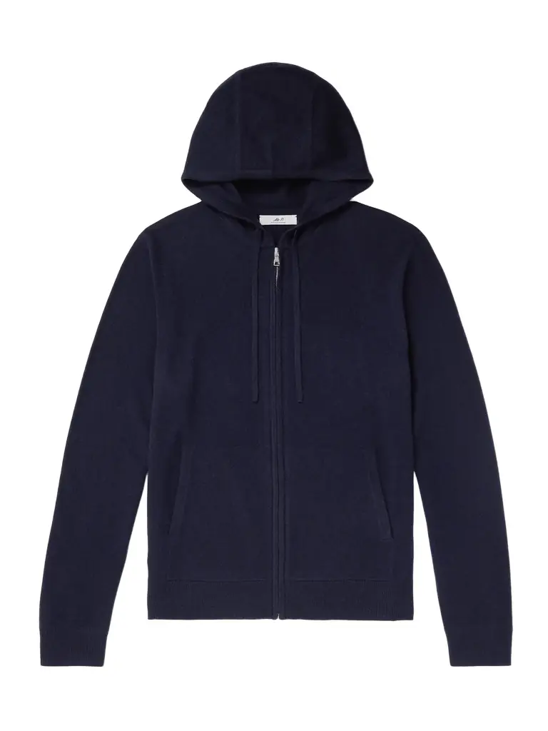 MR P. Wool and Cashmere-Blend Zip-Up Hoodie - Men