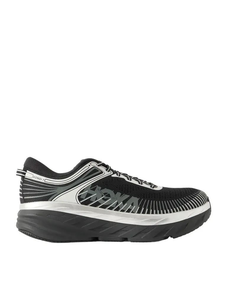Hoka Bondi 7 Rubber-Trimmed Mesh Running Sneakers - Men