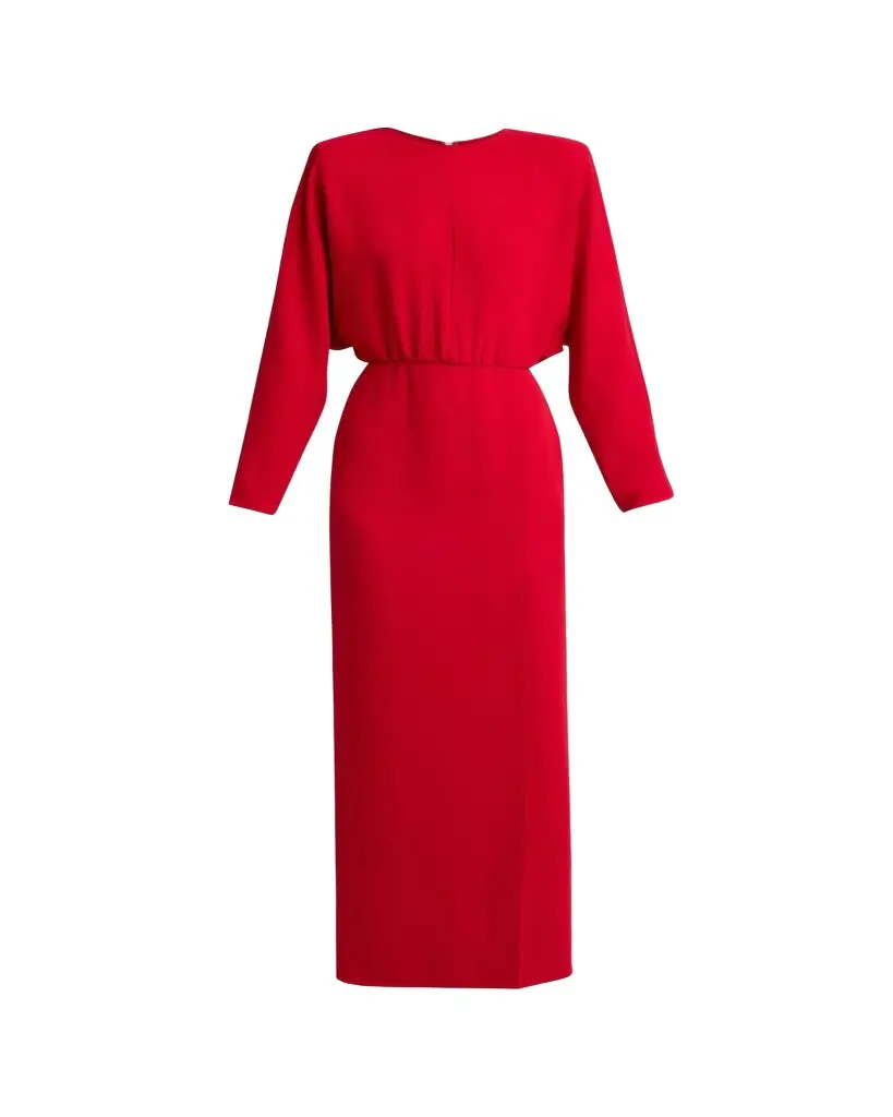 Valentino Garavani Cutout Silk Column Maxi Dress