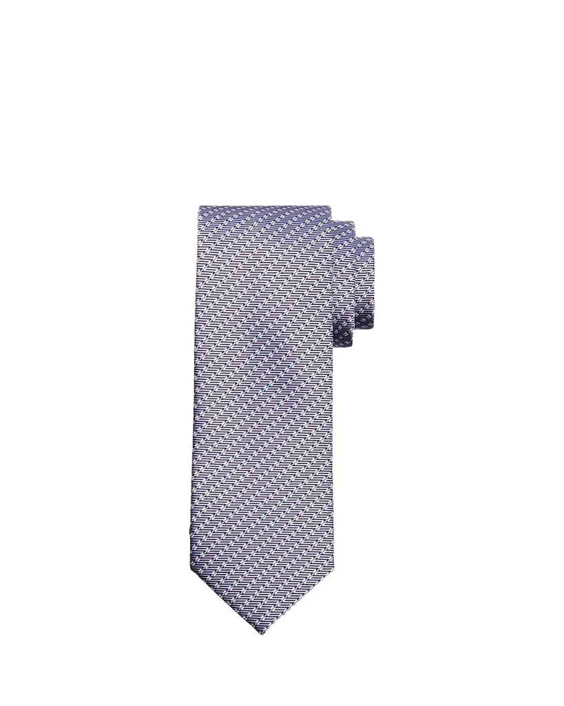 Brioni Men's Micro-Print Silk Jacquard Tie