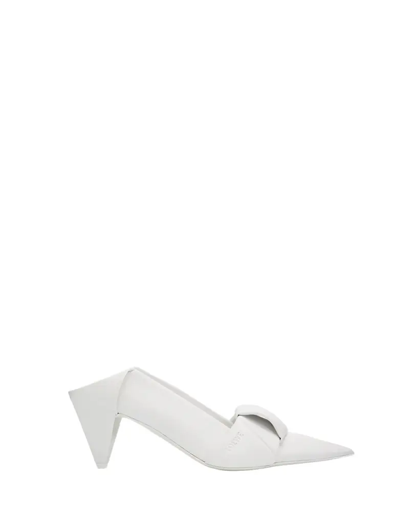 Loewe 70mm Origami Folded Leather Mule Pumps