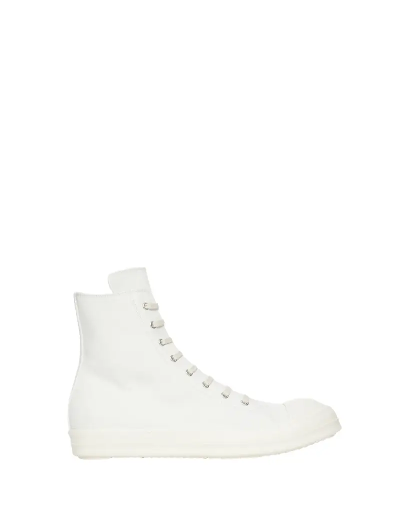 DRKSHDW RICK OWENS Men's Sneaks Cap-Toe Canvas High-Top Sneakers