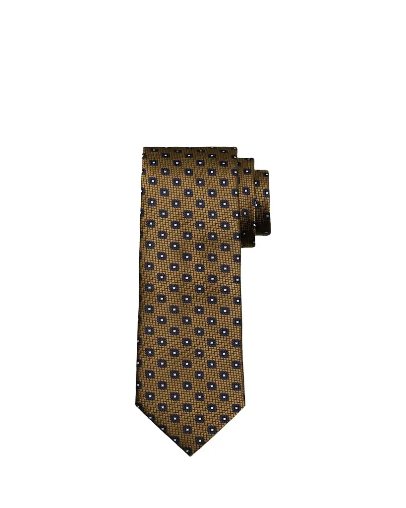 ZEGNA Men's Woven Floral Silk Tie