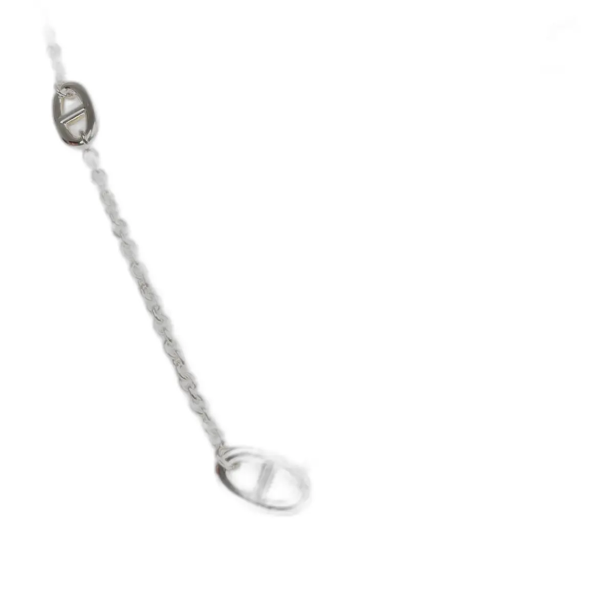 hermes Hermes Farandole Rope Necklace 80cm Sterling Silver Hardware