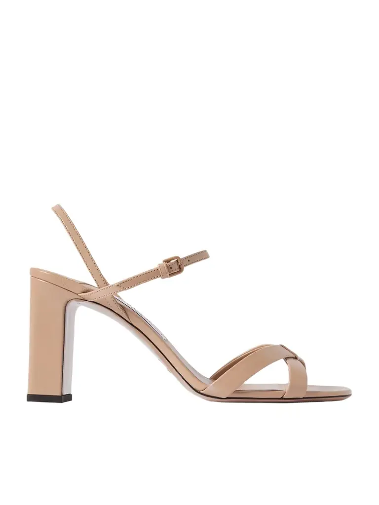 Jimmy Choo Elsy 85 Leather Sandals