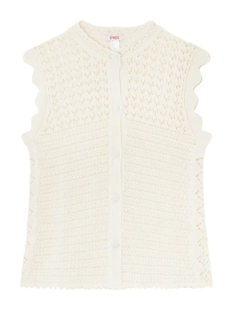 Eres Aurora Crochet-knit Top