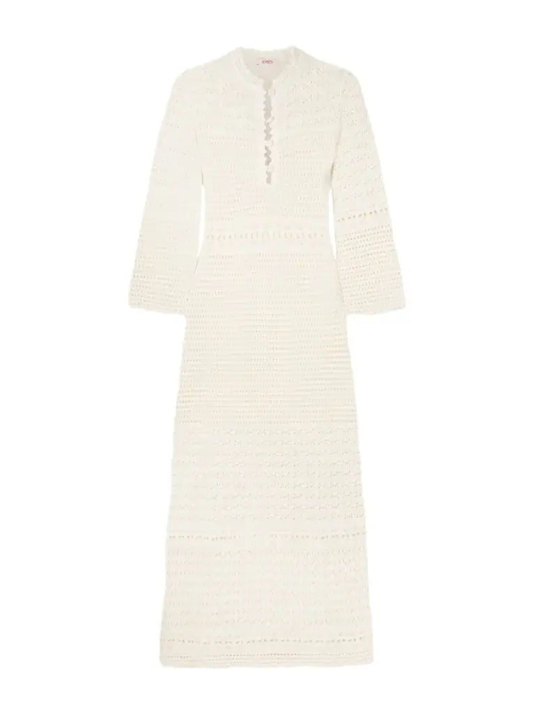 Eres Madone Open-knit Maxi Dress