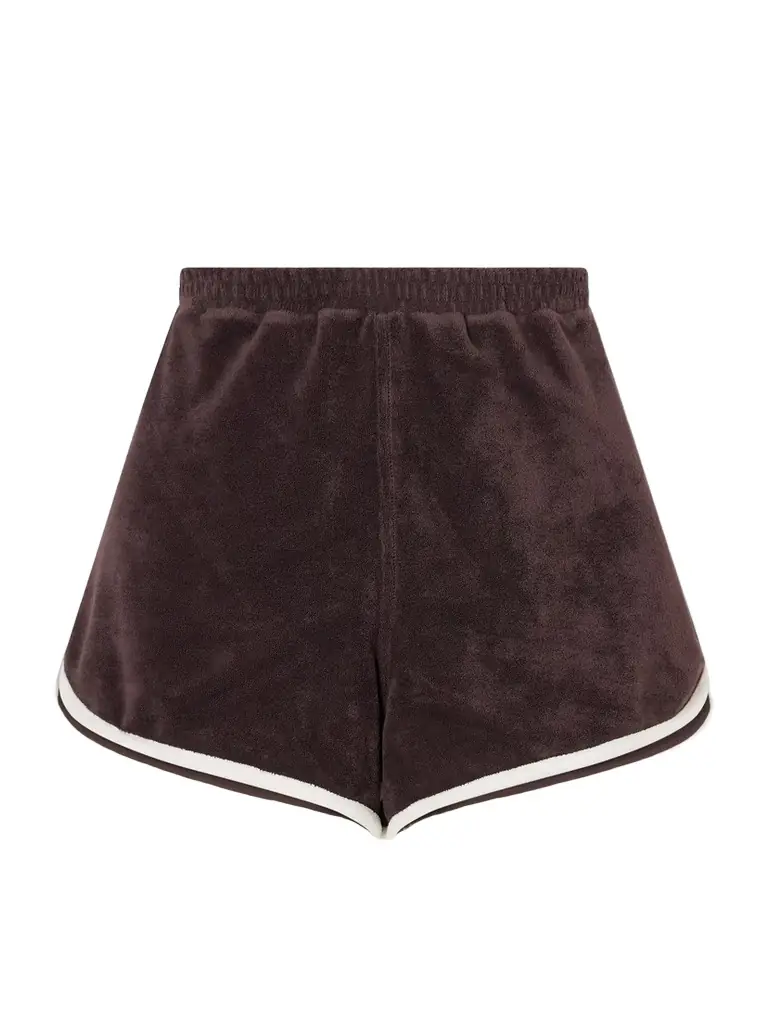 Staud Rove Cotton-blend Terry Shorts