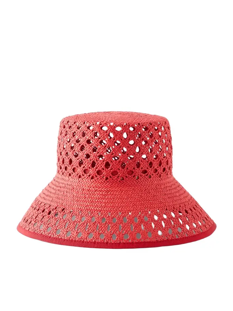 Max Mara Raffia Bucket Hat
