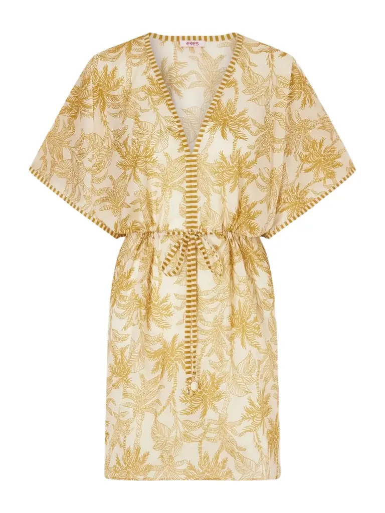 Eres Péninsule Printed Cotton-voile Mini Dress