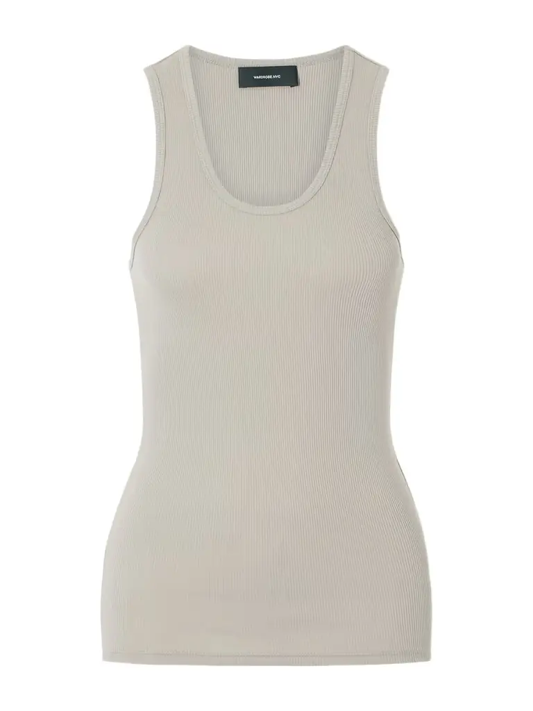 Wardrobe.NYC Ribbed Cotton-jersey Tank