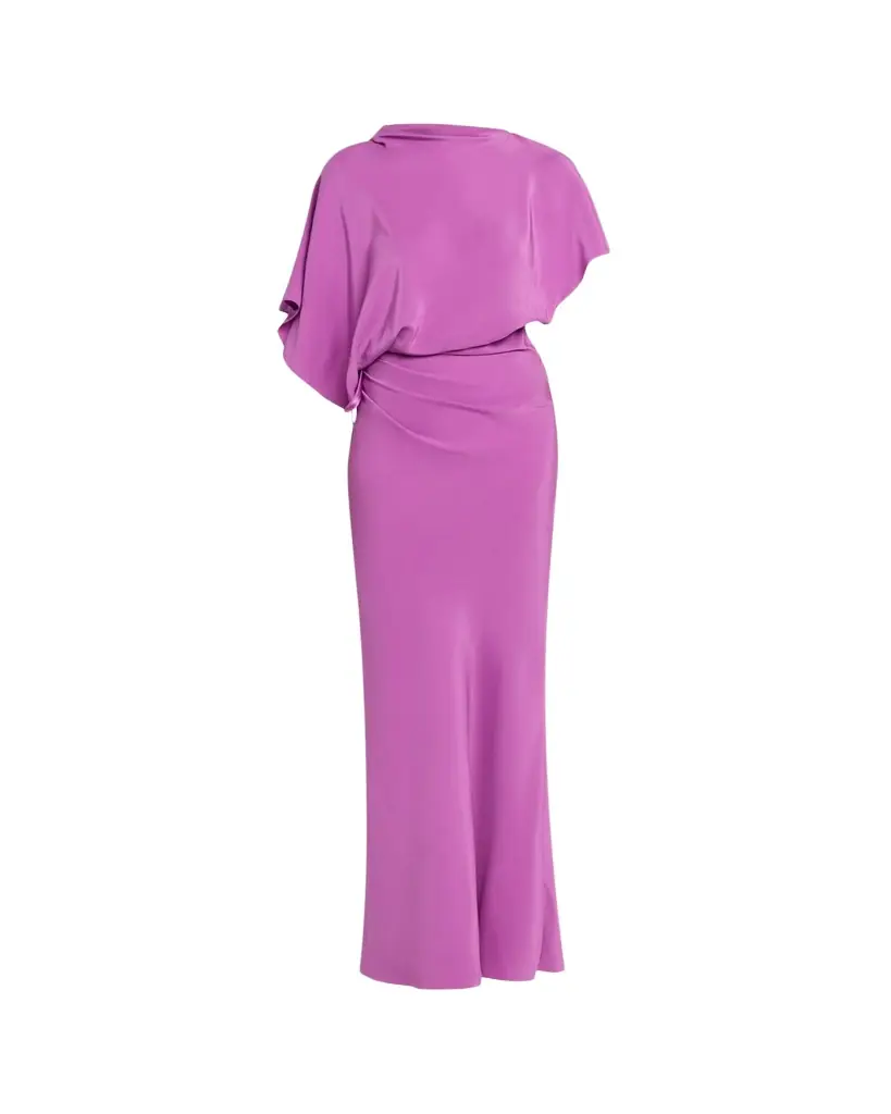 Christopher Esber Backless Draped Satin Dress