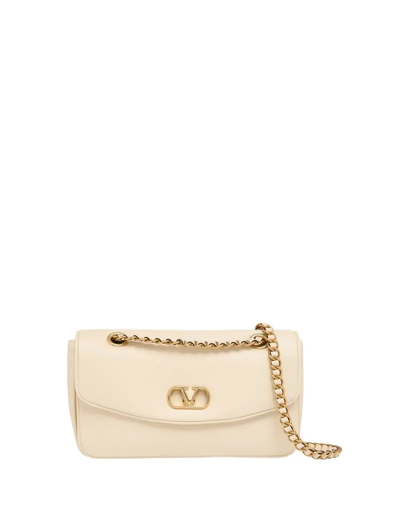 Valentino Garavani Medium Leather VLogo Shoulder Bag