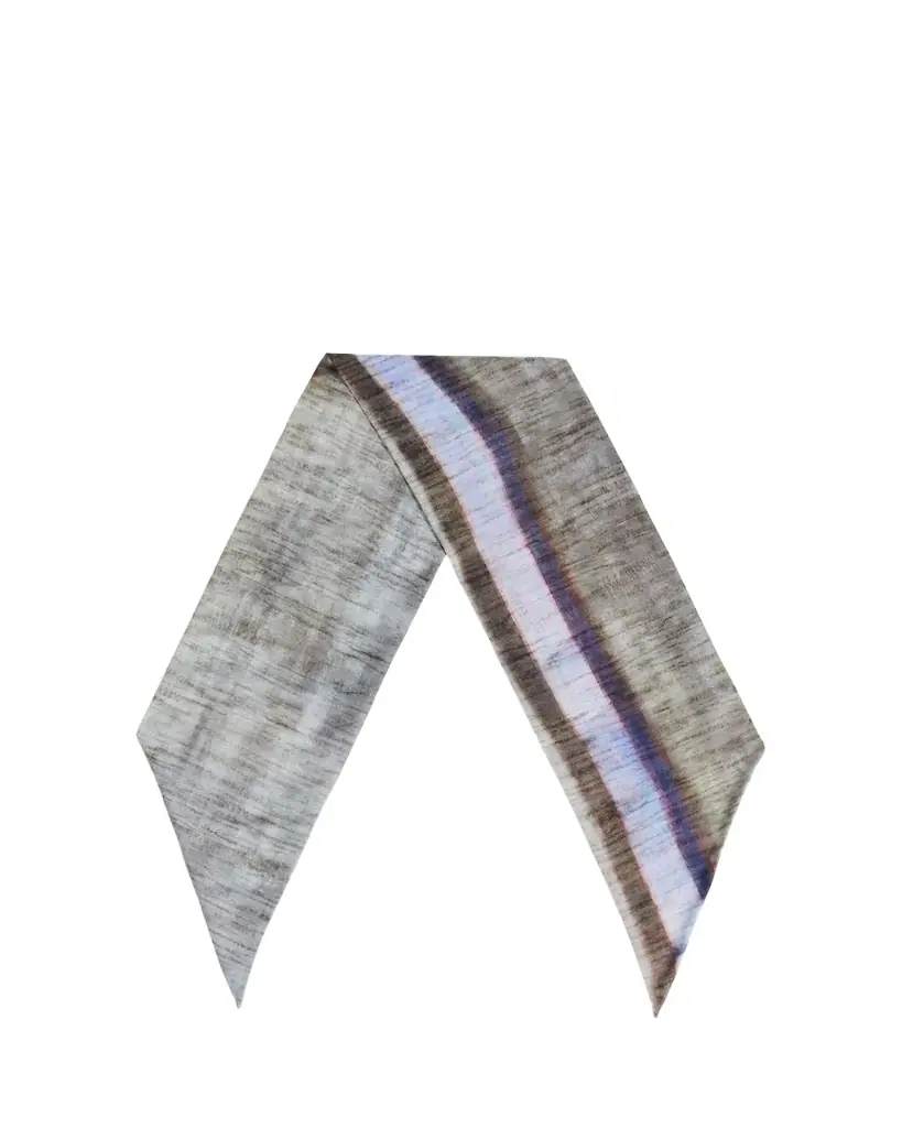 Giorgio Armani Men's Cotton Stripe Neck Scarf
