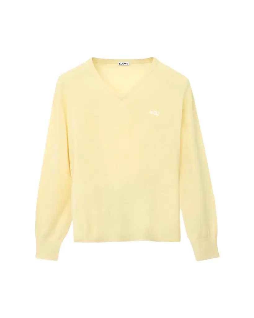 Loewe Oversized Cashmere Polo Sweater
