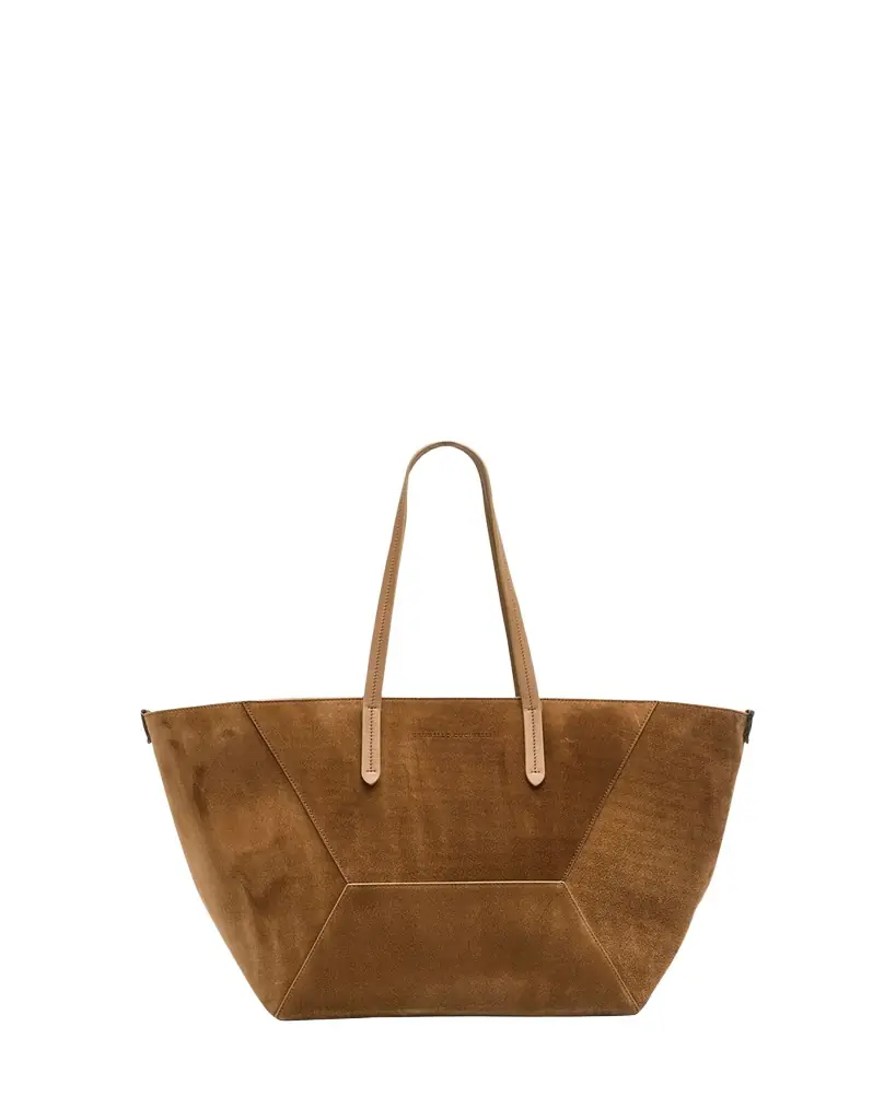 Brunello Cucinelli BC Duo Suede Medium Bag
