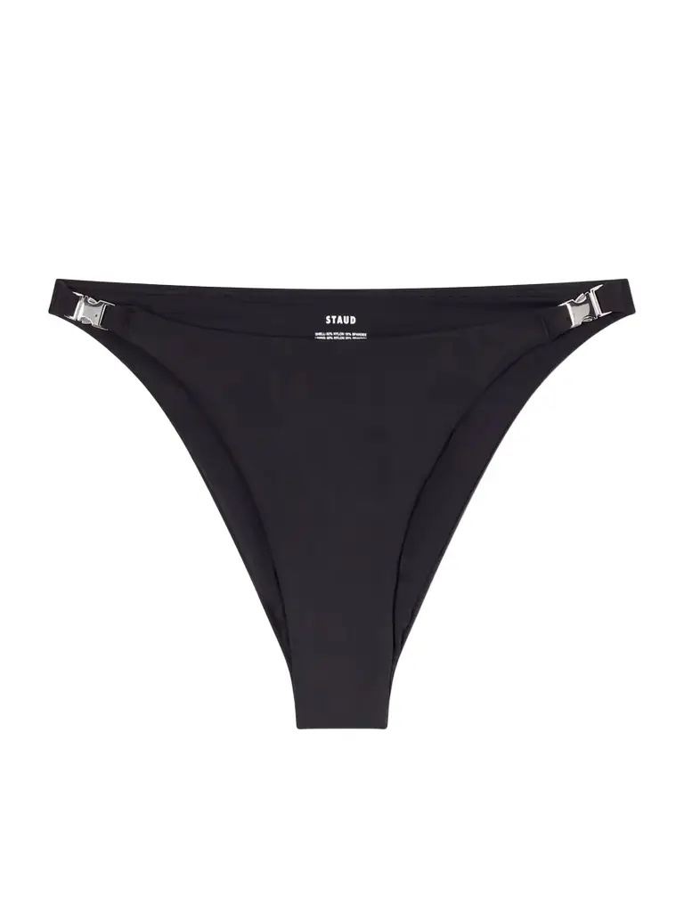 Staud Espa Embellished Bikini Briefs