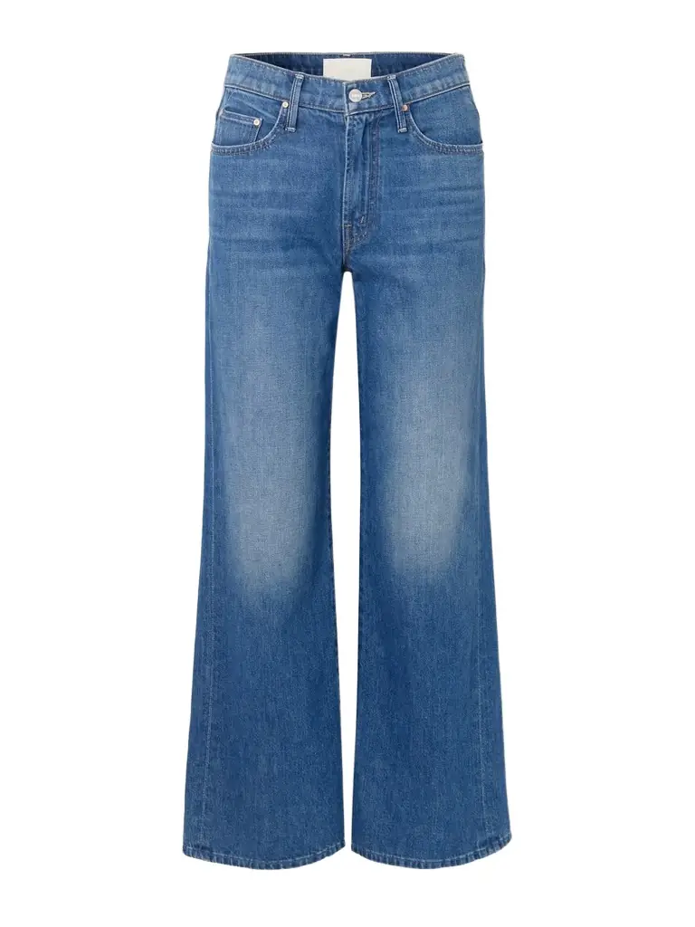 Mother The Maven Skimp Mid-rise Straight-leg Jeans