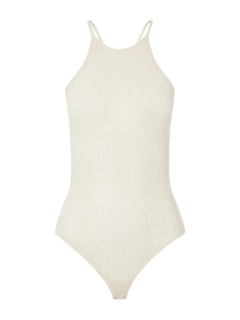 Wolford Daisy Stretch-mesh Bodysuit
