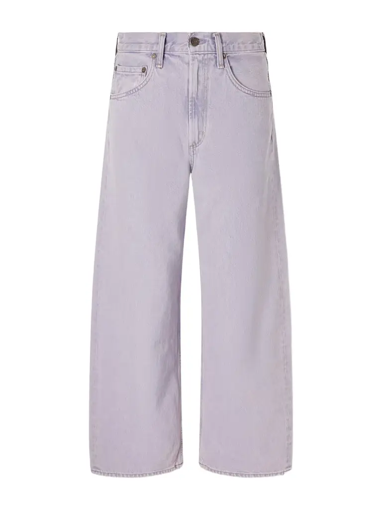 AGOLDE Low Curve Crop High-rise Wide-leg Jeans - Women's Clothing
