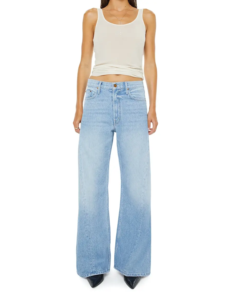 Mother Lemon Twist Sneak Jeans