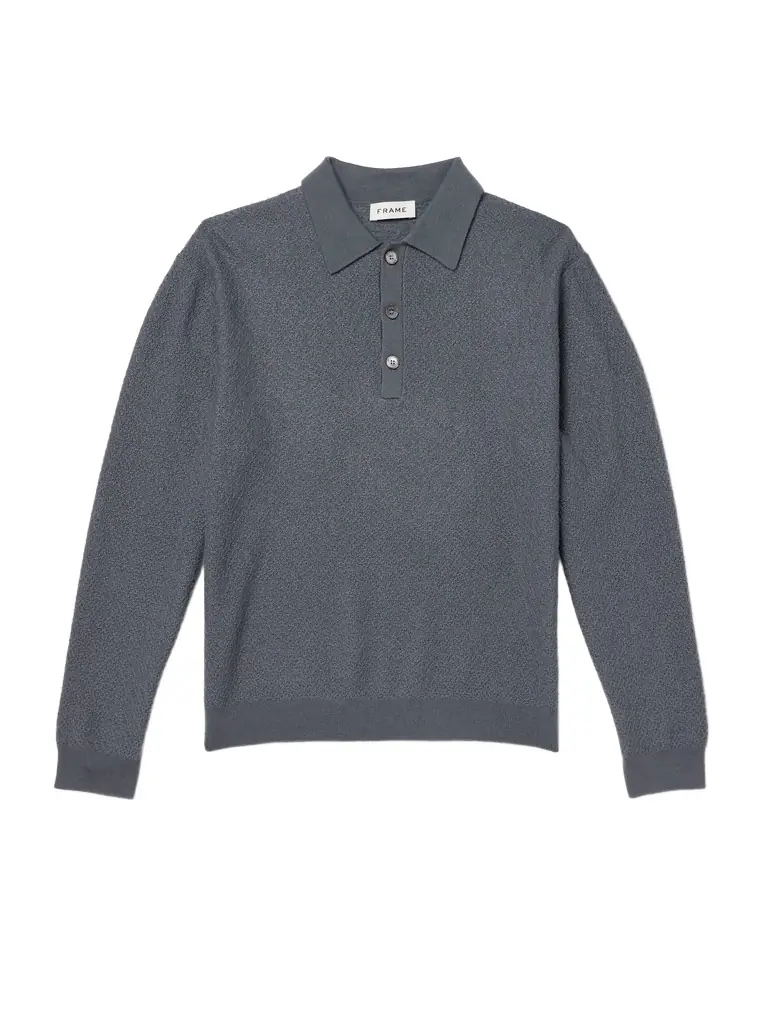Frame Wool Polo Sweater - Men