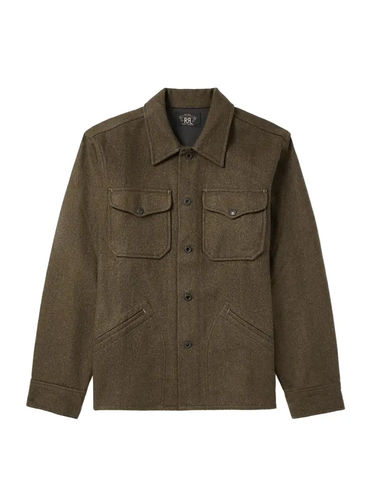RRL Wool-Blend Felt Overshirt - Men