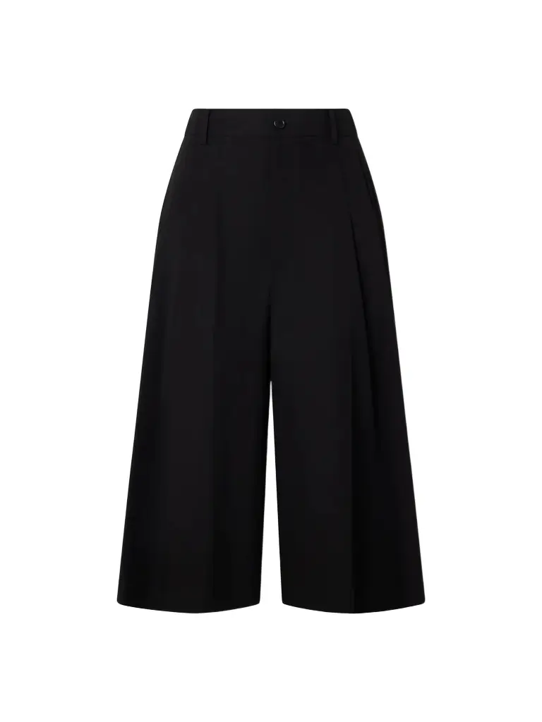 Amomento Cotton-Blend Wide-Leg Bermuda Shorts - Men