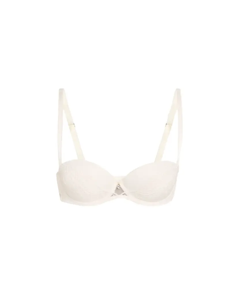 Lise Charmel Floral-Embroidered Strapless Bra