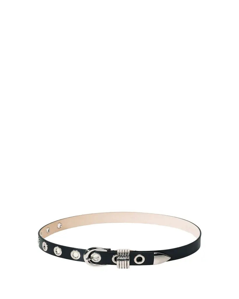 Dehanche Hollyhock Rivet Leather Belt