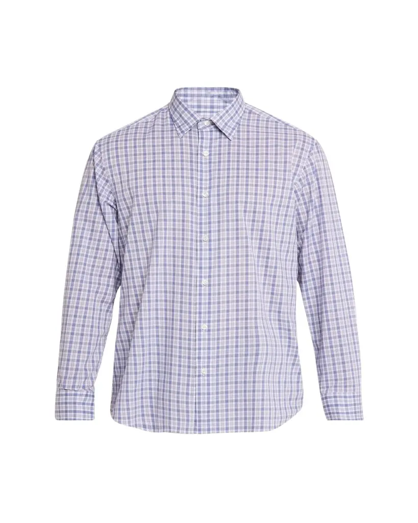 Brioni Men's Plaid Cotton Sport Shirt