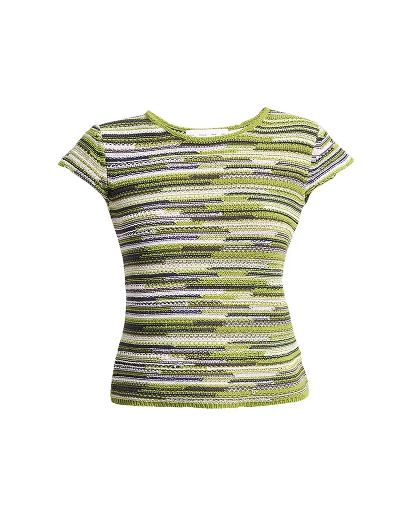 Proenza Schouler White Label Veya Textured Knit Tee