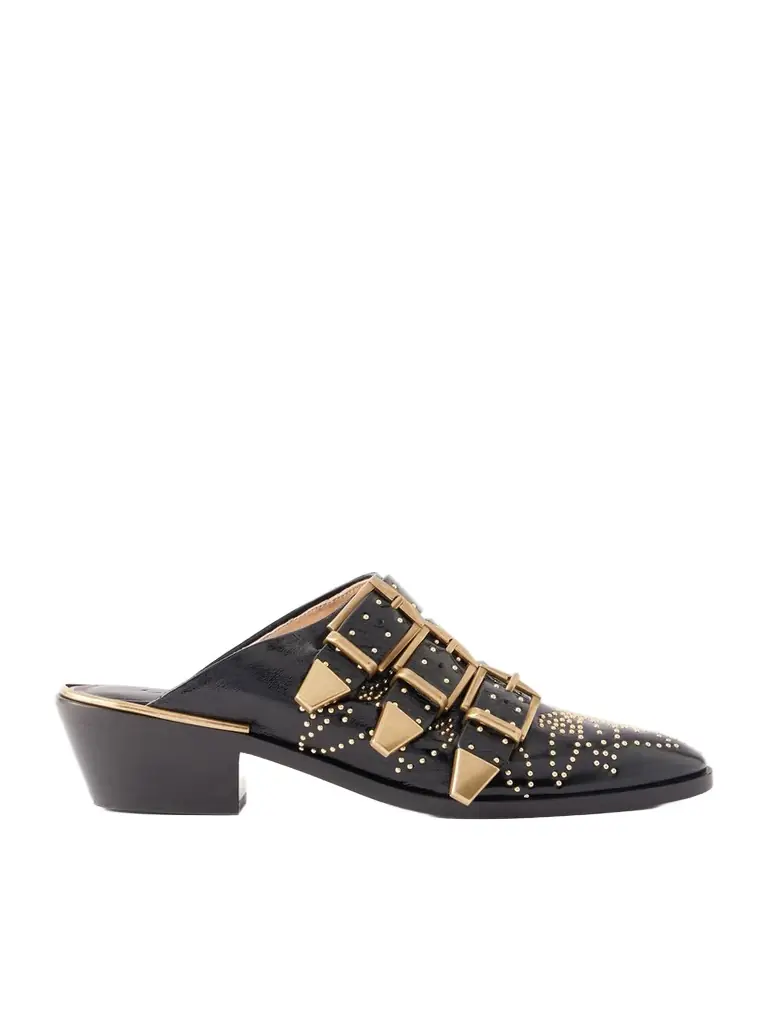 Chloé Susanna Studded Leather Mules