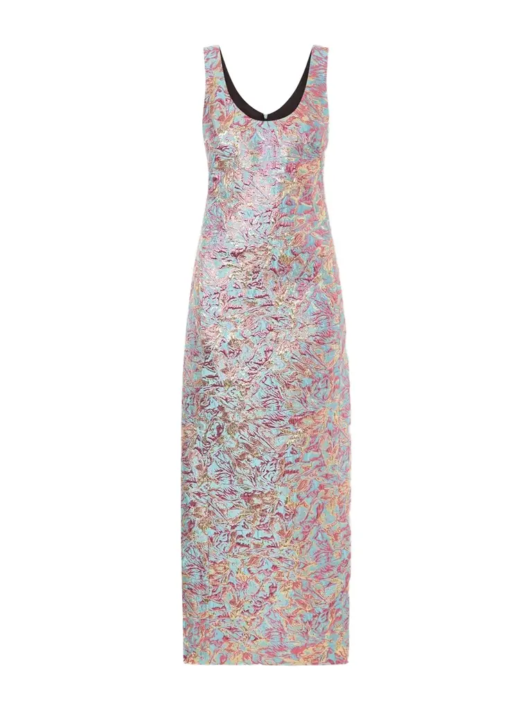 Dries Van Noten Brocade Maxi Dress